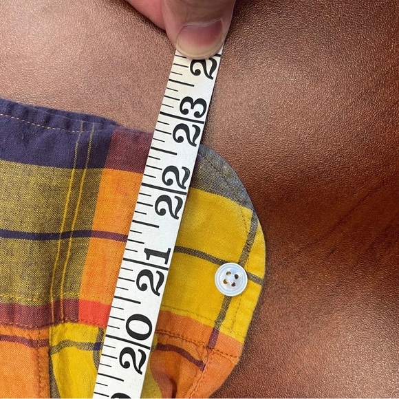 Drake’s London Madras Button Down - Picture 5 of 6